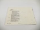 Vintage Canon F-1 Camera Owner Instruction Manual Guide Booklet