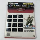 Vintage Lite Brite Gi Joe Picture Refill 12 Lite Brite Sheets 1986  Read Details