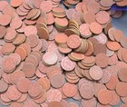 100 Assorted Vintage Red Opa Tokens War Ration Wwii 2 Red Point Antique  L F 340