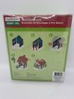 Christmas Santa House Creatology 3d Structure Top Foam 48 Pieces Holiday Craft