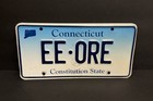 Connecticut License Plate Ee     Ore  eeyore  Winnie The Poo Friend 