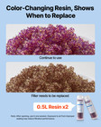 Vevor Deionized Filter 2-pack  0 5l Color-changing Di Resin For Prs-101xc