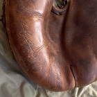 Vintage Leather Baseball Catcher   s Mitt Mickey Owen Glove Model 4268