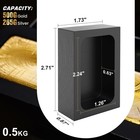 Mmasters 0 5kg Premium Graphite Ingot Mold For Metal Casting - 0 5kg  Black 