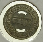 1973 Central Arkansas Transit Little Rock  Ar Adult Bus Token - Ark  Arkansas
