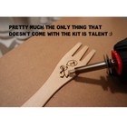 Wood Burning Pen Set Wood Burning Soldering Chiseled Tips Hot Blade With Chuck