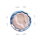 1938i Iraq 4 Fils  km-105a  Copper-nickel   ghazi I   Bombay Mint