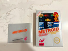 Metroid - Nintendo Nes Box   Manual Only -hangtab 1st Print - Complete Your Cib