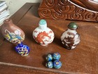 Chinese Cloisonn    Porcelain And Glassware Snuff Bottle  1900-1960 Around