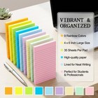  9 Pack  Bokuge Lined Sticky Notes 4x6 In  Strong 4  X 6  -9pack  Multicolor
