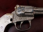 Vintage Rare Hubley  rodeo  1950 s Die Cast Toy Cap Gun Missing Grips On Handle