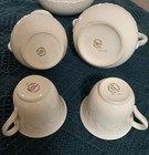 Wedgwood Of Etruria Creamer  sugar Bowl  And 2 Cups