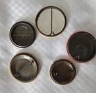 Peace Anti War Stop Draft Political Protest  Original Button Pinback Lot Of 5