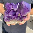 5 9lb Natural Amethyst Geode Quartz Cluster Crystal Specimen Healing
