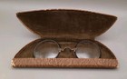 Antique Shur-on Eyeglasses  Gold Filled Pinch Type With Case 