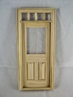 Door - Tradition Transom - Dollhouse Miniature Wood  6018 1 12 Scale 