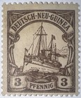 Travelstamps  German New Guinea Stamps Scott  20 Kaiser s Yacht  Mint Og Wmk