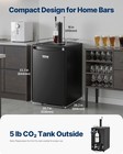 Vevor Beer Kegerator Draft Beer Dispenser Full Size Keg Refrigerator Single Tap