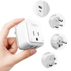 Universal Travel Power Adapter Set - 20w Pd   Qc Fast Charger  Dual Usb   Usb-c 