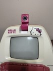 Hello Kitty Karaoke Machine  System Cd Player Screen  Pink White Retro
