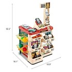 Supermarket Shopping Pretend Toy Set With Scanner Card Reader Sounds And Money A