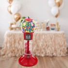Vending Machine  Twister Ball Dispenser  Red Twister Ball Dispenser Clear  Red