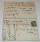 Vintage Unusual Full Color Romantic Postcards  South Bend Ind