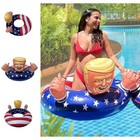 Trump 35  Swimming Float Inflatable Pool Raft Float Beach Party Swim Circle Ring