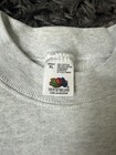 Vintage 90s Boone Little League Sweatshirt Xl Fruit Of The Loom Gray