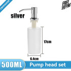 500ml Soap Dispenser For Kitchen Sink Stainless Steel Pump Head Brushed