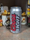 Vintage Logo Coors Light Rotating Beer Can Table Lamp Rabbit Tanaka 11 5  Tall 