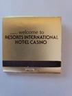 Vintage Resorts International Hotel   Casino  Atlantic City  Gold Matchbook New
