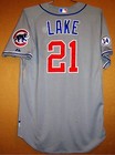 Chicago Cubs Junior Lake Game Worn Road Mlb Jersey