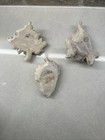 Vintage Set Of 3 Gothic Medieval Green Man Gargoyle Faces