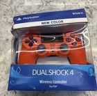 Sony 9873969 Ps4 Dualshock Wireless Controller - Sunset Orange -sealed-read