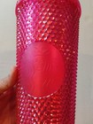 Starbucks Hot Pink Studded Cold Cup Tumbler Bling Holiday 2019 24 Oz