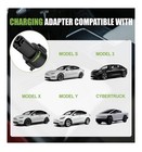 J1772 To Tesla Charger Adapter  80 Amp 240v Ac  Sae J1772 Ev Charging Adapter   
