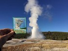 Official Yellowstone National Park Souvenir Patch Old Faithful Geyser Wyoming
