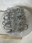 Rhinestone Shower Curtain Hooks Set Of 12 Sparkly  Durable Bling Decor