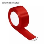 1 58  Wide 25 Yards Satin Ribbon Craft Roll Wrap Decoration Violet Color 2pcs