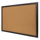 Cork Bulletin Board  24  X 36   Black Frame