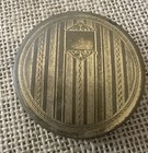 Vintage Art Deco Gold Tone Powder Compact W mirror