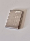 Antique Silver Card Cigarette Case Birmingham 1929 William Base   Sons Art Deco