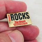 Vtg Tgif Fridays Rock Employee Waitress Waiter Flair Pin