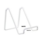 3  Mahogany Small Plate Stand Square Wire Display Easel Tripar Free Shipping