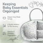 Kiddycare Diaper Caddy Organizer For Baby Nursery Basket With Handle Lid Caddy