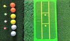Turf Golf Hitting Mat 4 In 1 With 4 Tees And 6 Balls For In outdoor Practice