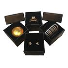 Lot Of 20 Black Ring Gift Box With Foam And Velvet Insert 1 5 X 1 5 X 1 25 Inch