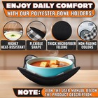 4 Piece Microwave Bowl Holder Set 7 5 X7 5 Inch Microwave Bowl Holders For Hot F