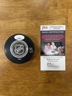 Owen Power Buffalo Sabres Autographed Signed 2021 Nhl Draft Hockey Puck Jsa Coa